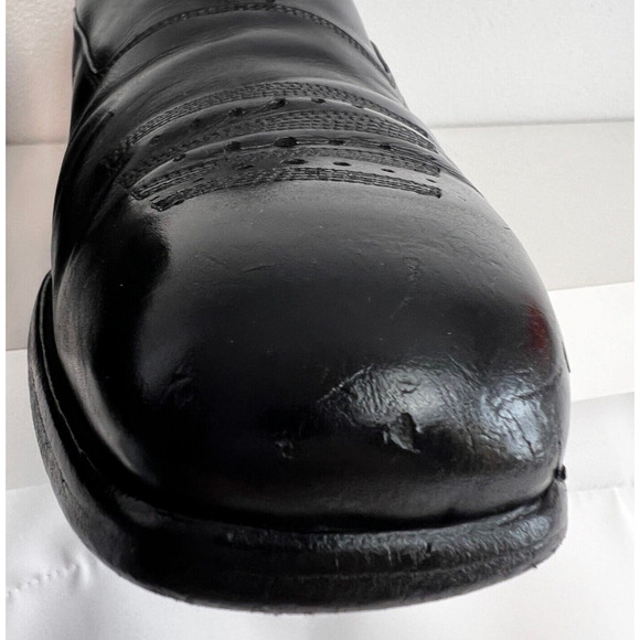 Prada Black Leather Lace Up Square Toe Oxford Shoes Men’s Size 9 2E 2186 Brogue main image 13